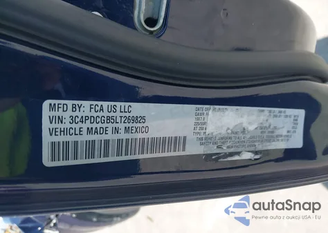 2020 Dodge Journey Crossroad from USA, damaged, VIN 3C4PDCGB5LT269825